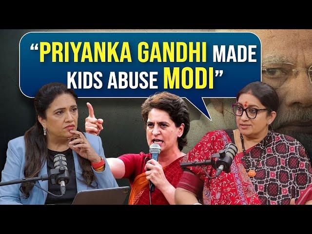 "Priyanka Gandhi encouraged kids to abuse Modi in Amethi," claims Smriti Irani