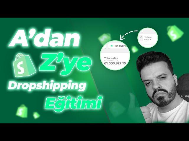 Tek Video İle A'dan Z'ye Shopify Dropshipping Eğitimi! - 2024 Güncel Eğitim!