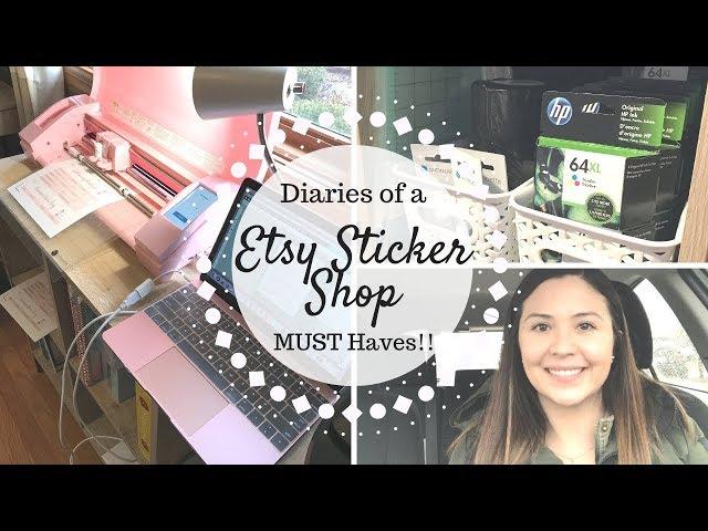 MUST Haves | Etsy Sticker Shop | Diaries of an Etsy Sticker Shop Owner |