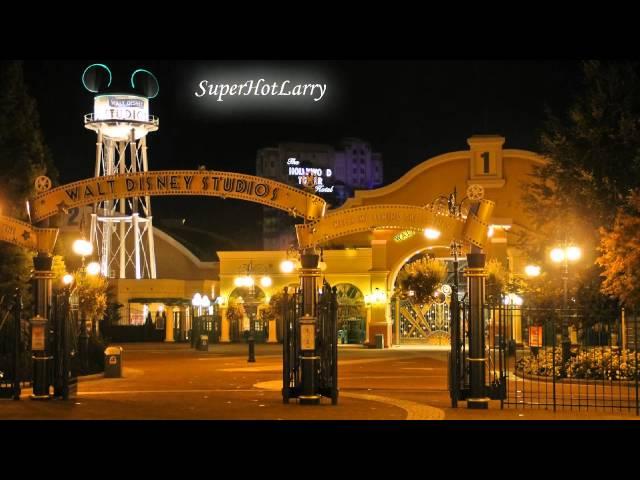 Walt Disney Studios Park Nighttime Entrance Loop