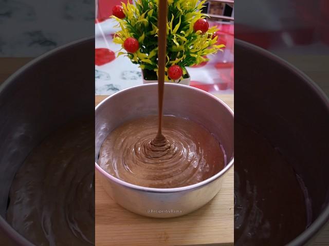 Chocolate Cake  Without Oven | Hide & Seek Biscuit  #shorts #youtubeshorts #cakerecipe