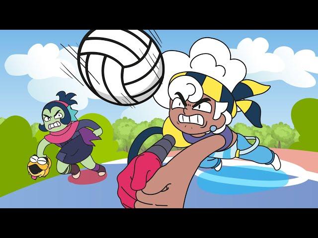 Brawl Stars Animation Maisie in VolleyBrawl (Parody)