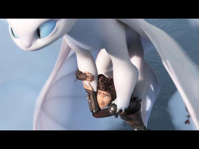 Light Fury throws Hiccup in the air | How to Train Your Dragon: The Hidden World | Movie Scene