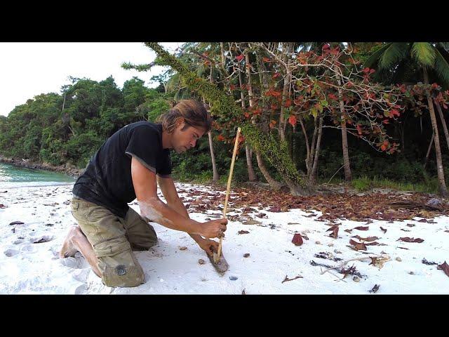 Making fire on a desert island | Hand Drill Method