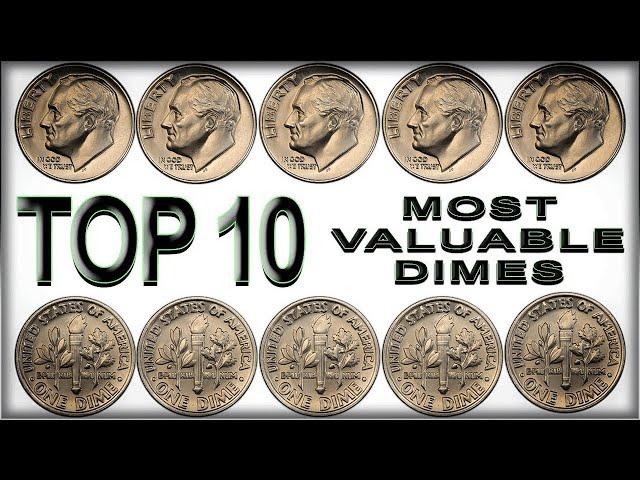 Top 10 Most Valuable Roosevelt Dimes Worth "BIG MONEY!!"