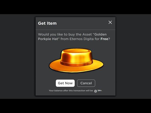 GET THIS FREE UGC LIMITED ON ROBLOX (FREE HAT)