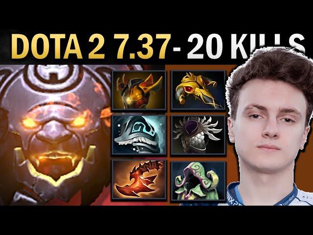 Axe Gameplay Miracle with Guardian and 20 Kills - Dota 2 7.37