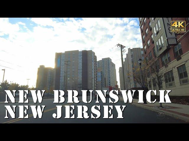 New Brunswick, New Jersey - [4K] Downtown Tour