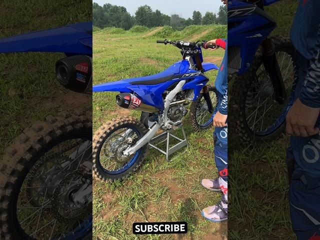 2023 YZ450F Yoshimura Exhaust Barks!!! TOO LOUD #shorts