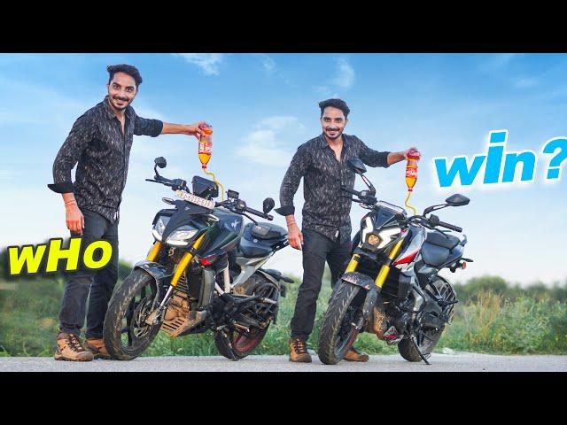 Pulsar NS 400 vs Apache RTR 310 : 1 Litre Mileage Test Race | कौन देगा ज्यादा माइलेज ?