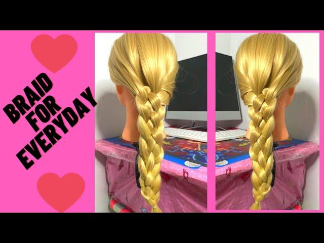 How to braid your own hair / Braid hairstyles for long hair #Shorts