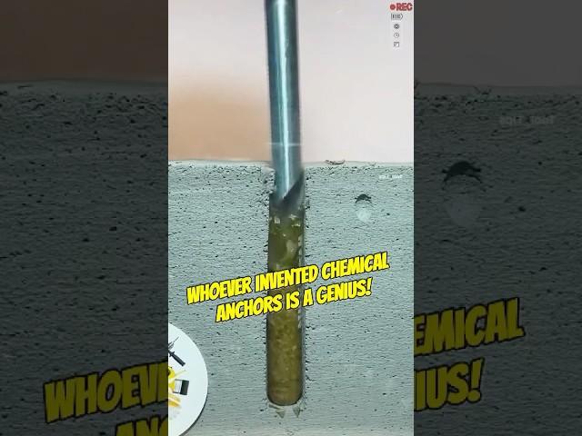 Whoever invented chemical anchors is a genius!