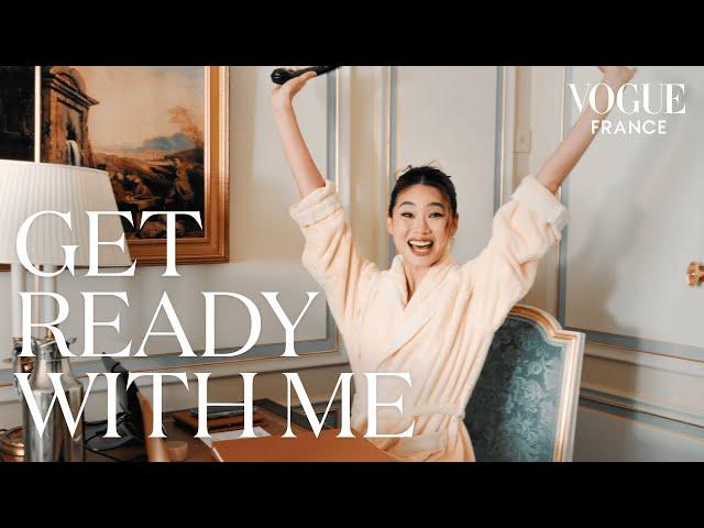 Squid Game's Hoyeon (정호연) gets ready for Paris Fashion Week | Vogue France