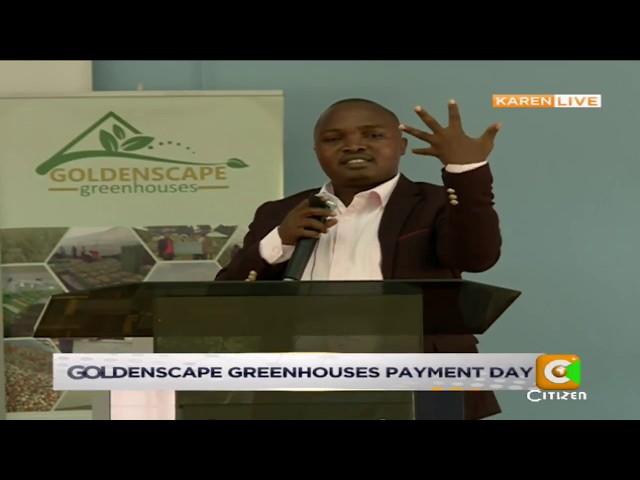 Goldenscape Greenhouses dishes out cheques to investors