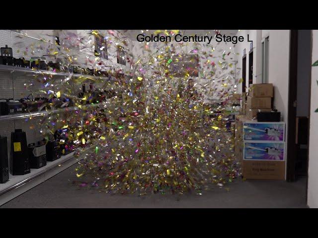 Snow storm CO2 paper blower confetti cannon machine for Disco DJ Nightclub