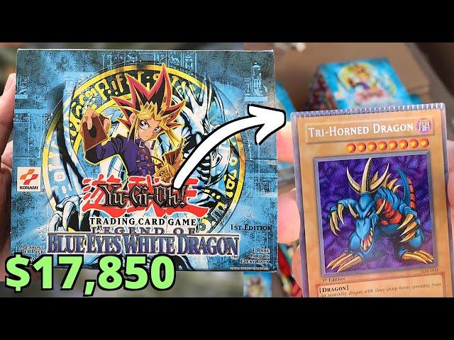 OPENING Yugioh's Rarest Booster Box (Legend of Blue-Eyes 1st Edition)