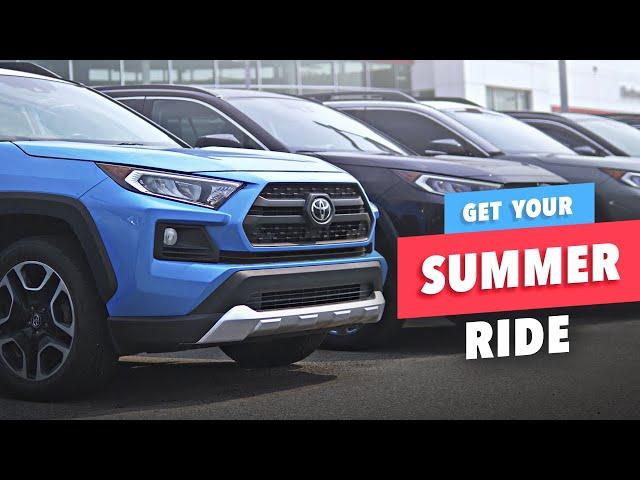 Get Your Summer Ride at Toyota Northwest Edmonton