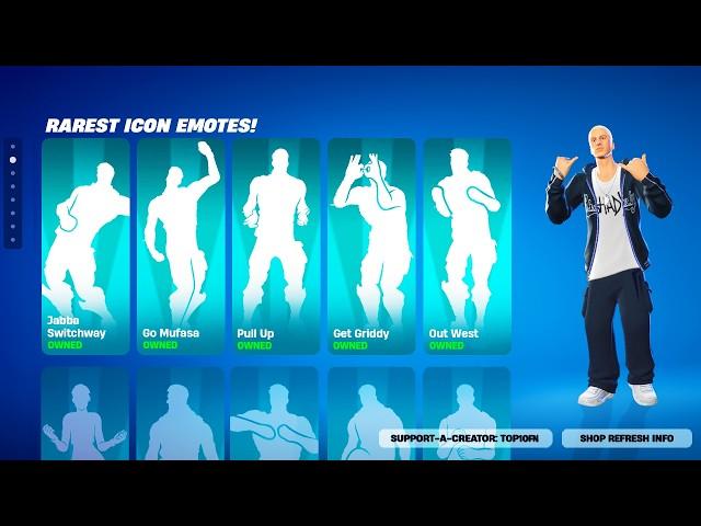 25 Rarest Icon Emotes in Fortnite!