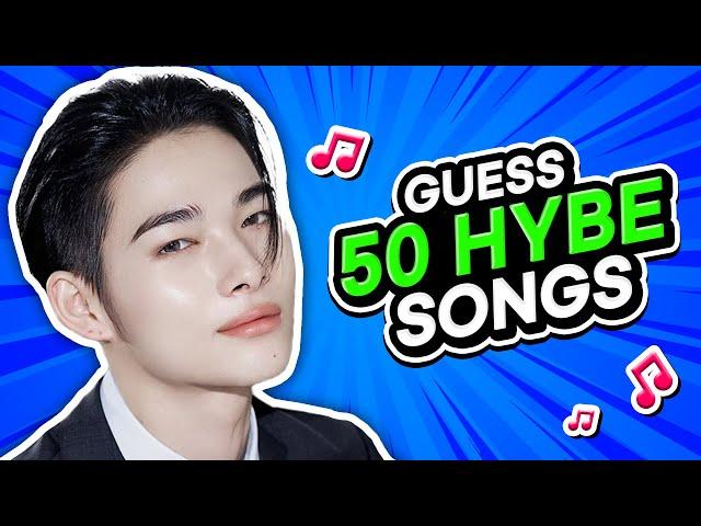 Guess the HYBE SONGS Challenge!  Can Name Them All? | KPOP QUIZ 2025