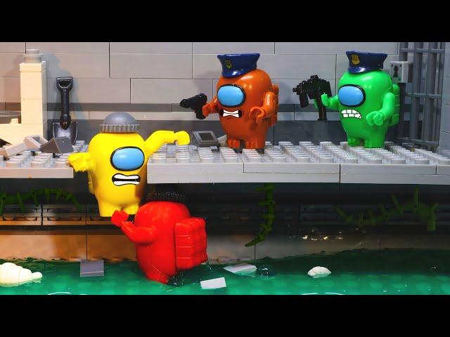 LEGO Prison Break | Escaping from Special Jail in AMONG US