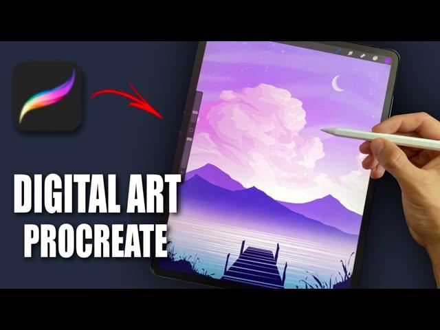 Making Digital Art on iPad (#shorts)