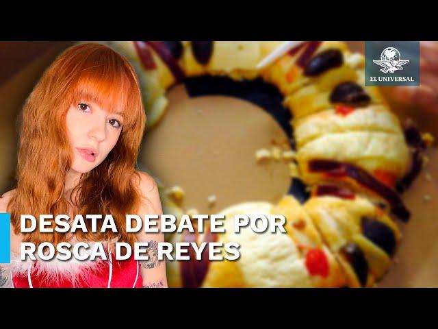 Influencer belga compara tradición de Rosca de Reyes con la de su país y se viraliza