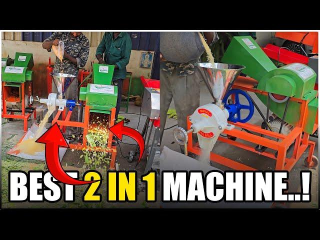 Best CHAFF CUTTER cum PULVERIZER Machine | Amazing Multipurpose Two in One Chakki Machine