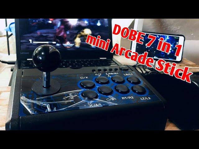 DOBE 7 in 1 mini arcade stick (TP4-1886) complete review!