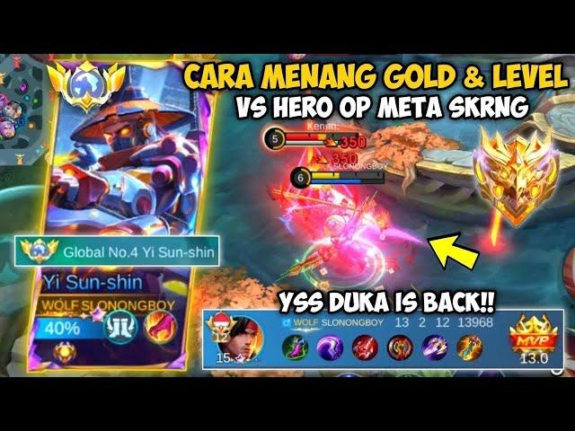 CATAT GUYS!! Tutorial Lengkap Gameplay Rotasi Farming Top Global YSS Saat Dirusuh Patch Terbaru MLBB