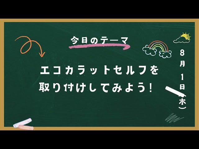 エコカラットセルフを取り付けしてみよう！