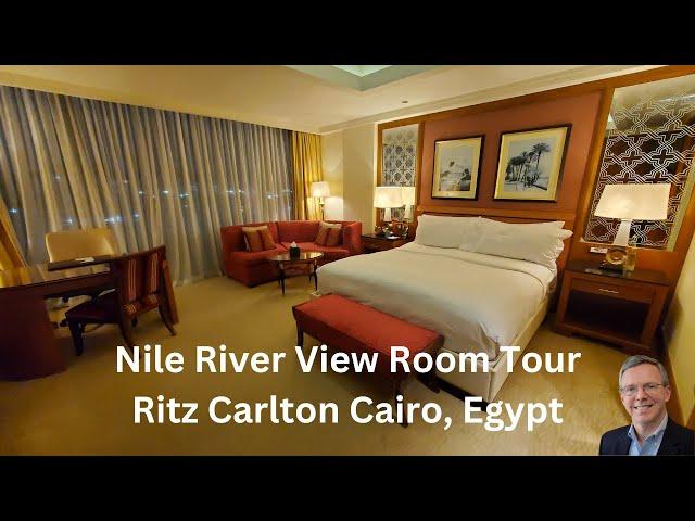 Nile River View Room Tour I Ritz Carlton Cairo #luxurytravel #travel