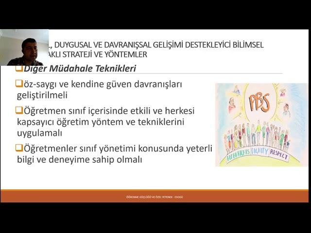 Öğrenme Güçlüğü & Özel Yetenek Dersi 5. Bölüm (Özel Eğitim Öğretmenliği) Doç.Dr. Macid A. MELEKOĞLU