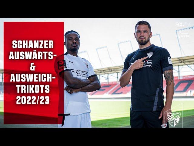 In weiß & schwarz: Die Schanzer Auswärts- & Ausweich-Trikots 2022/23