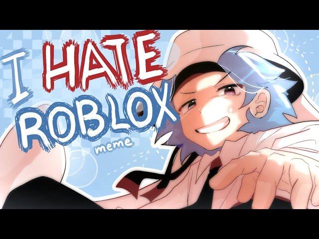 i hate roblox meme || animación random || ( @rodriguh )