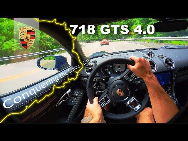 Porsche 718 GTS 4.0 | Slippery Mountain Road | Conquering the Curves Ep 17