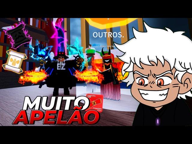 GASTEI 40 MIL ROBUX ENCANTANDO TODOS MEUS ITEMS NO BLOX FRUITS  