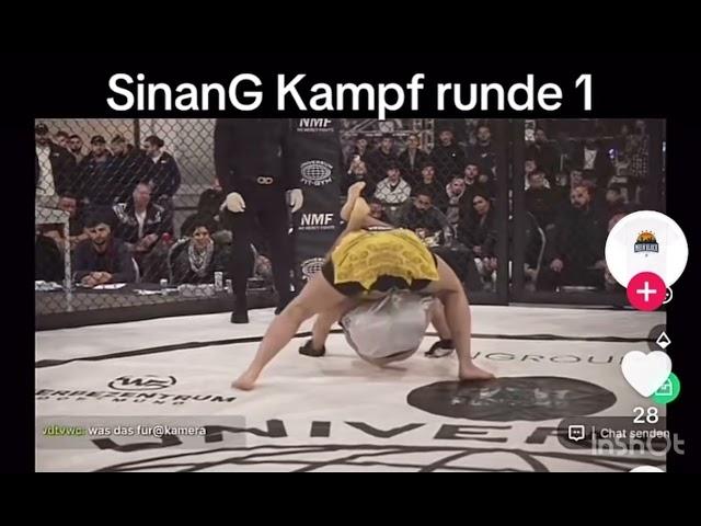 Sinan g vs Hamza #mma #sinang #mmafighter sinan g sein erster mma Kampf