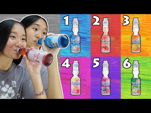 We Ranked Japanese Ramune Soda from Best to Worst! | Janet and Kate