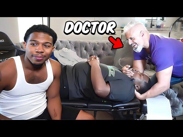 I Hired A Chiropractor To Change NoNeckJay’s Life!