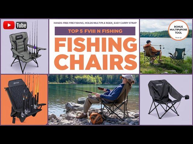 **Best Fishing Chairs for All-Day Comfort and Stability!**