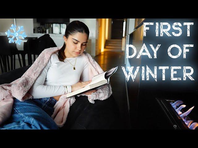 Cozy First Day of Winter Vlog ️