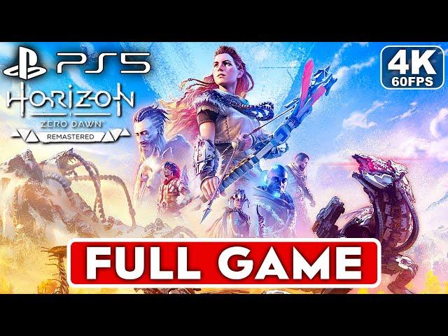 HORIZON ZERO DAWN REMASTERED Gameplay Walkthrough FULL GAME [4K 60FPS PS5] - No Commentary