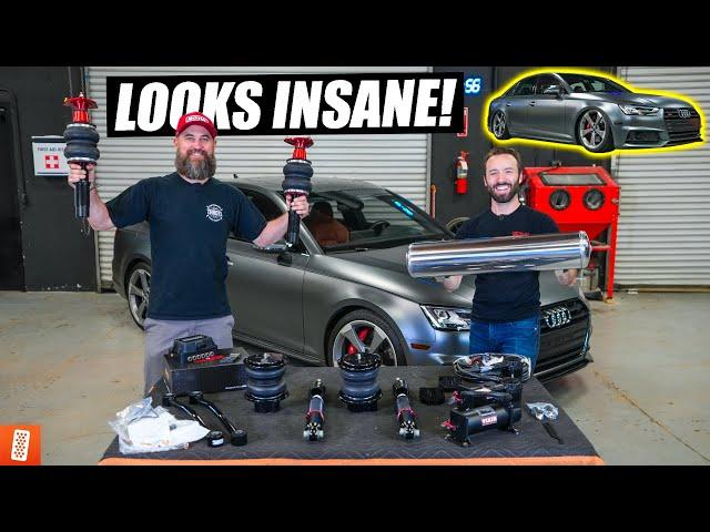 Building an Audi S4 Prestige - Part 4 - Airlift Performance 3P - Air Suspension!