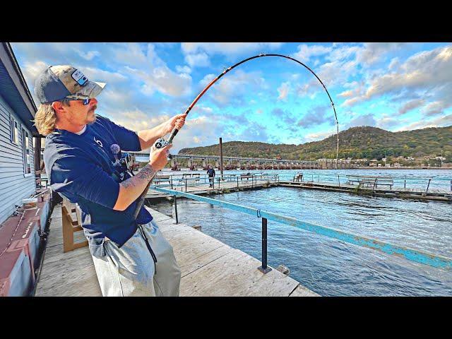 It Took Him 43 YEARS To Catch This DAM DINOSAUR! - Mississippi River Houseboat Camping