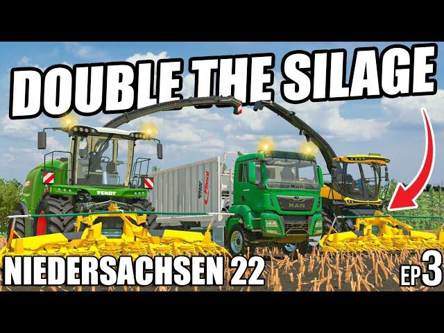 Corn Silage Operation + FENDT & NEW HOLLAND | Niedersachsen 22 | Timelapse #3 | Farming Simulator 22