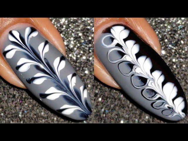 New  marble nail art designs compilation 2021| Easy Drag marble nail art ideas for beginners 2021