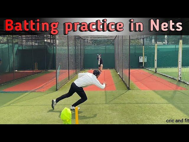 batting practice in net | cricket net practice | swapnil ingale batting practice #cricket #viral