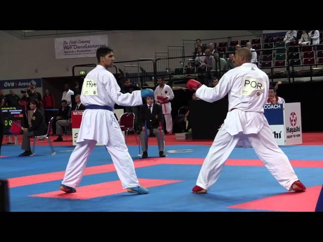 Nuno DIAS vs Salim BENDIAB - 2014 World Karate Championships | WORLD KARATE FEDERATION