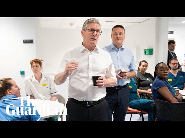 Prime minister Keir Starmer delivers major speech on the NHS – watch live