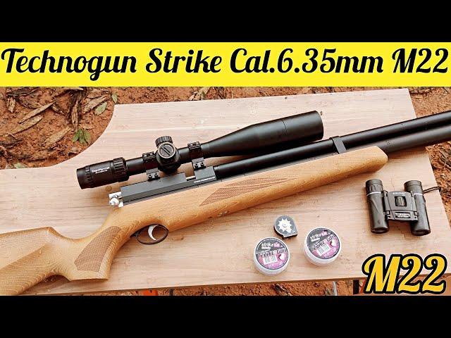 M22 CAL. 6.35MM LUNETA WHEST HUNTER 6-24X50FFP CHUMBO TECHNOGUN STRIKE 6.35 1,97 GR OU 30.44 GRAINS